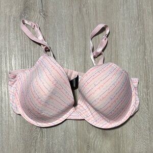 George Pink and Blue Patterned Bra